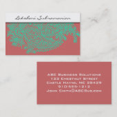 Cartes de visite professionnels de Modern India Pa (Devant / Derrière)