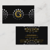 Cartes de visite professionnels de monogramme (Devant / Derrière)