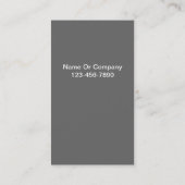 Cartes de visite professionnels de peintre (Dos)