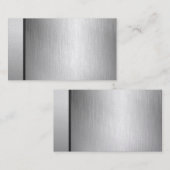 Cartes de visite professionnels de platine (Devant / Derrière)
