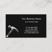 Cartes de visite professionnels de réparation de H (Dos)