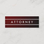 Cartes de visite professionnels de rouge de fibre (Dos)