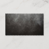 Cartes de visite professionnels de soudage noir (Dos)