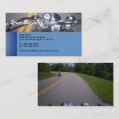 Cartes de visite professionnels de visite de moto (Devant / Derrière)