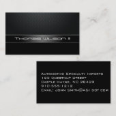 Cartes de visite professionnels de voitures en fib (Devant / Derrière)