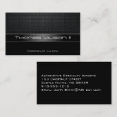 Cartes de visite professionnels de voitures en fib (Devant / Derrière)