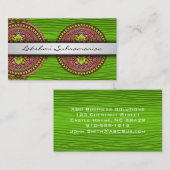 Cartes de visite professionnels des disques indien (Devant / Derrière)