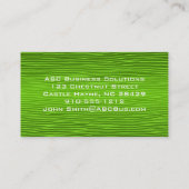 Cartes de visite professionnels des disques indien (Dos)