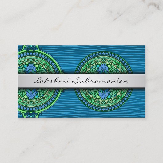 Cartes de visite professionnels des disques indien (Devant)