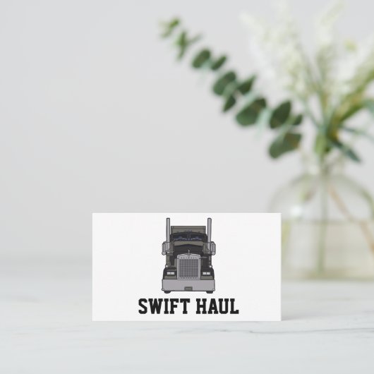cartes de visite professionnels du camionnage (Debout devant)