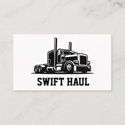 cartes de visite professionnels du camionnage (Devant)