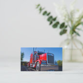 cartes de visite professionnels du camionnage (Debout devant)