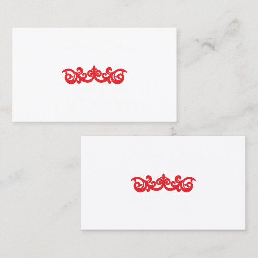 Cartes de visite professionnels du design (Devant / Derrière)