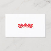 Cartes de visite professionnels du design (Devant)