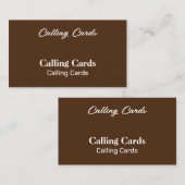 Cartes de visite professionnels du design (Devant / Derrière)