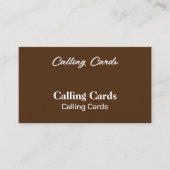 Cartes de visite professionnels du design (Devant)