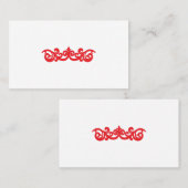 Cartes de visite professionnels du design (Devant / Derrière)