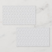 Cartes de visite professionnels du design (Devant / Derrière)