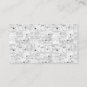 Cartes de visite professionnels du design (Dos)