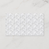 Cartes de visite professionnels du design (Dos)