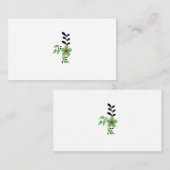 Cartes de visite professionnels du design (Devant / Derrière)