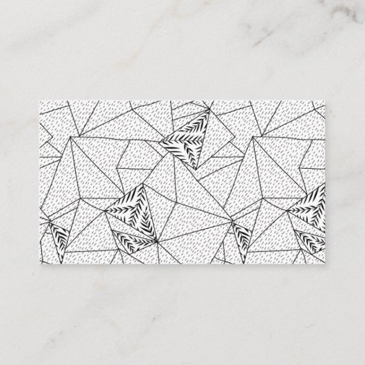 Cartes de visite professionnels du design (Dos)