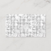 Cartes de visite professionnels du design (Dos)