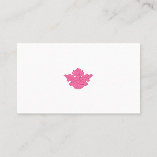 Cartes de visite professionnels du design (Dos)