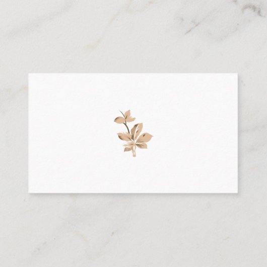 Cartes de visite professionnels du design (Dos)