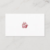 Cartes de visite professionnels du design (Dos)