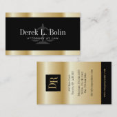 Cartes de visite professionnels du procureur "Faux (Devant / Derrière)