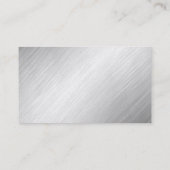 Cartes de visite professionnels en métal d'or (Dos)