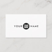 Cartes de visite professionnels et simples avec lo (Devant)