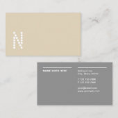 Cartes de visite professionnels minimalistes (Devant / Derrière)