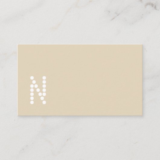 Cartes de visite professionnels minimalistes (Devant)