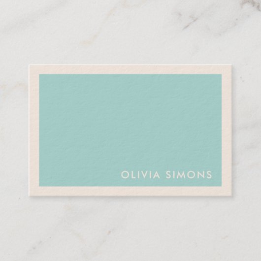 Cartes de visite professionnels minimalistes (Devant)
