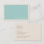Cartes de visite professionnels minimalistes (Devant / Derrière)