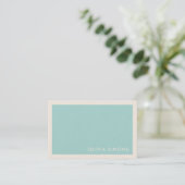 Cartes de visite professionnels minimalistes (Debout devant)