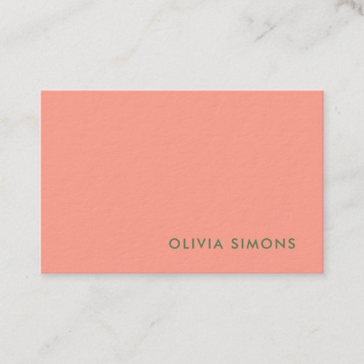 Cartes de visite professionnels minimalistes (Devant)