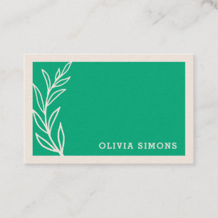 Cartes de visite professionnels minimalistes