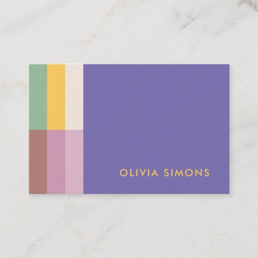 Cartes de visite professionnels minimalistes (Devant)
