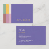 Cartes de visite professionnels minimalistes (Devant / Derrière)