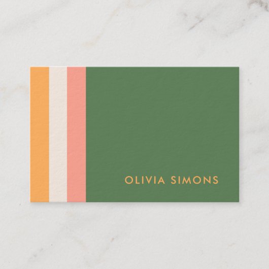 Cartes de visite professionnels minimalistes (Devant)