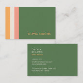 Cartes de visite professionnels minimalistes (Devant / Derrière)