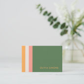 Cartes de visite professionnels minimalistes (Debout devant)