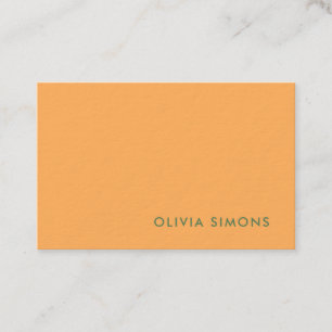 Cartes de visite professionnels minimalistes