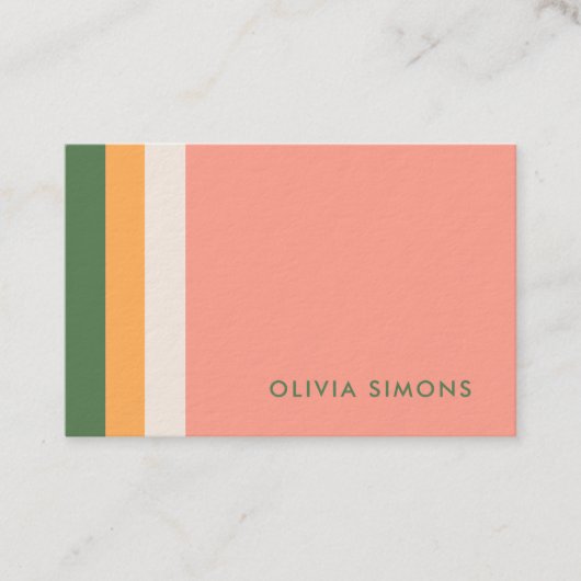 Cartes de visite professionnels minimalistes (Devant)