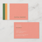 Cartes de visite professionnels minimalistes (Devant / Derrière)