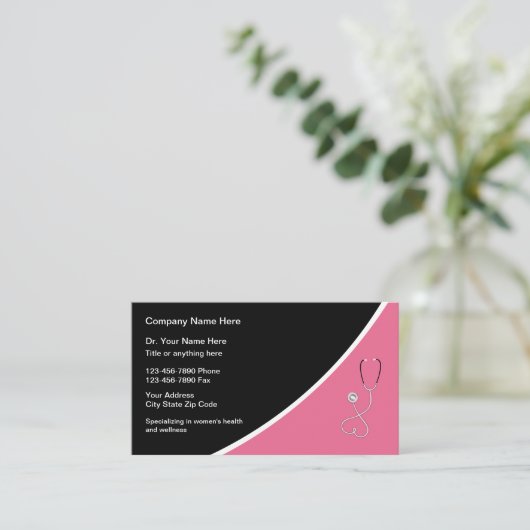 Cartes de visite professionnels modernes (Debout devant)