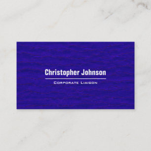 Cartes de visite professionnels modernes bleus